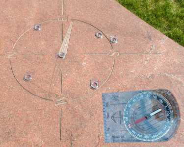 small composite photo of the Invisible Forces compass rose.  Image obtained by Mr. and Mrs. Chris Hanson